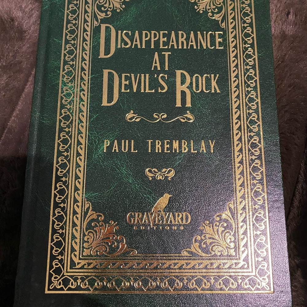 Green and Gold Hardcover Book autographed